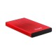 TooQ TQE-2527R  2.5''  HDD Rojo